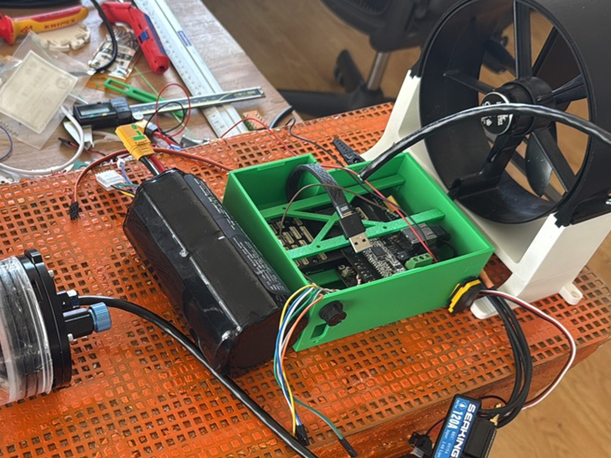 Airboat layout test